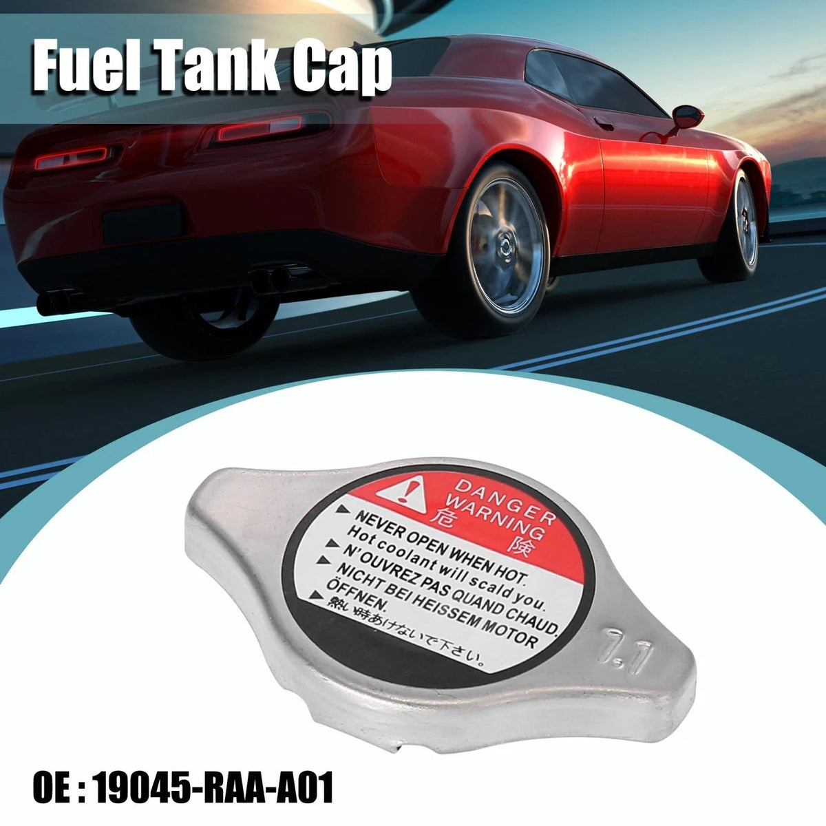 Coolant Recovery Cap 19045-RAA-A01 for Honda Accord, Acura MDX 
