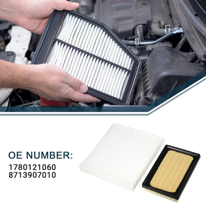 Set of 1 Cabin Air Filter for Toyota Prius C (2012–2019) No. 17801-21060/87139-07010