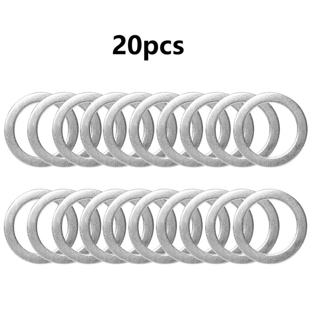 10Pcs Aluminum Bicycle Pedal Spacer Washers for Cycling