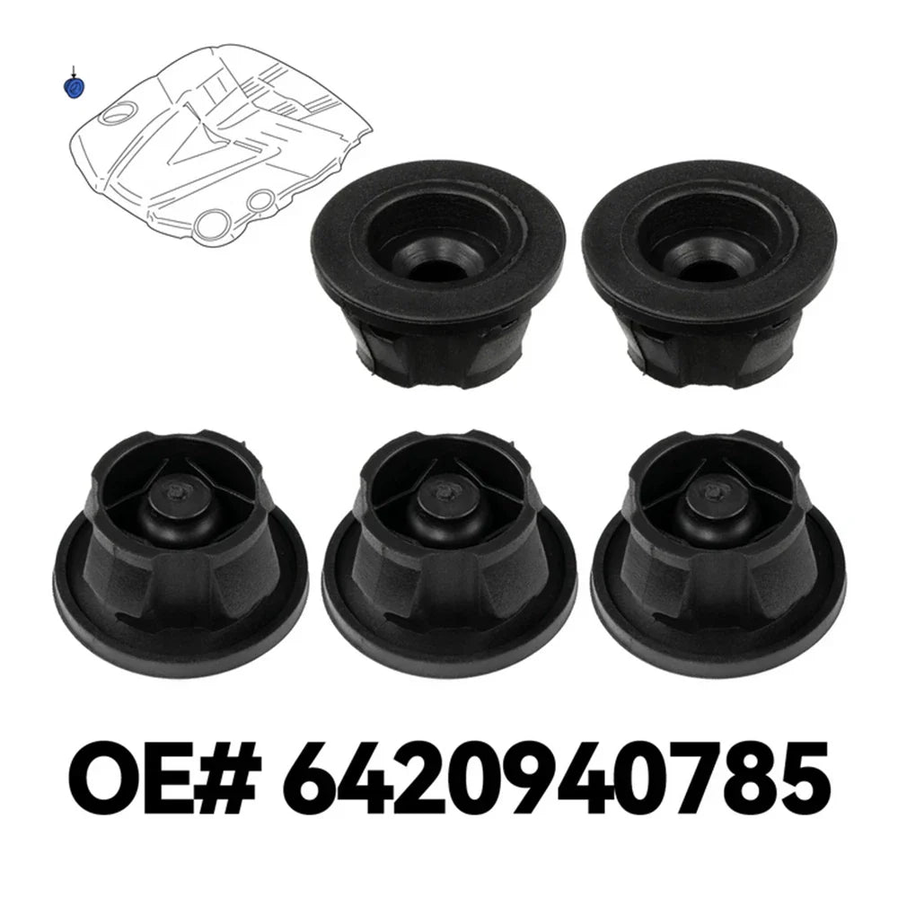 5 x Engine Cover Grommet Buffer Trim for Benz W204 W212 W461 W164 W221