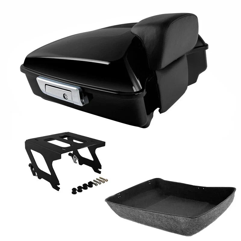 Chopped Trunk Backrest Solo Mount for Harley Sport Glide Low Rider (2018–2023)