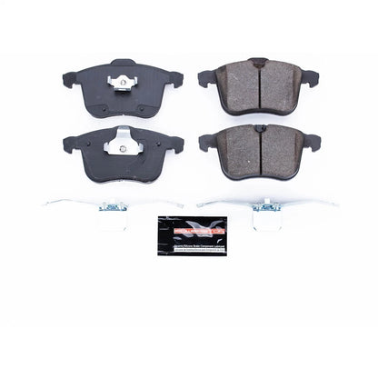 Set of 2 Powerstop Z23-1257 Brake Pads for Saab 9-3 9-3X (2006–2011)