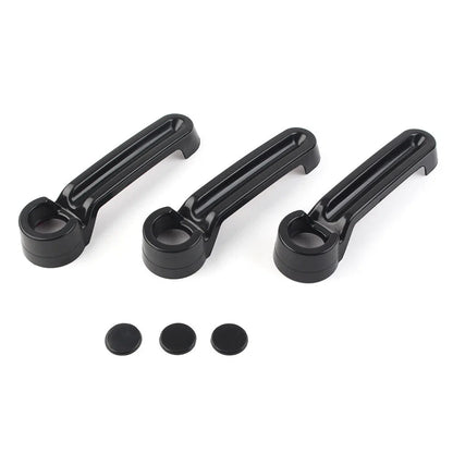 6 Pcs Exterior Door Handle Tailgate Cover Trim for Jeep Wrangler JK (2007–2017)