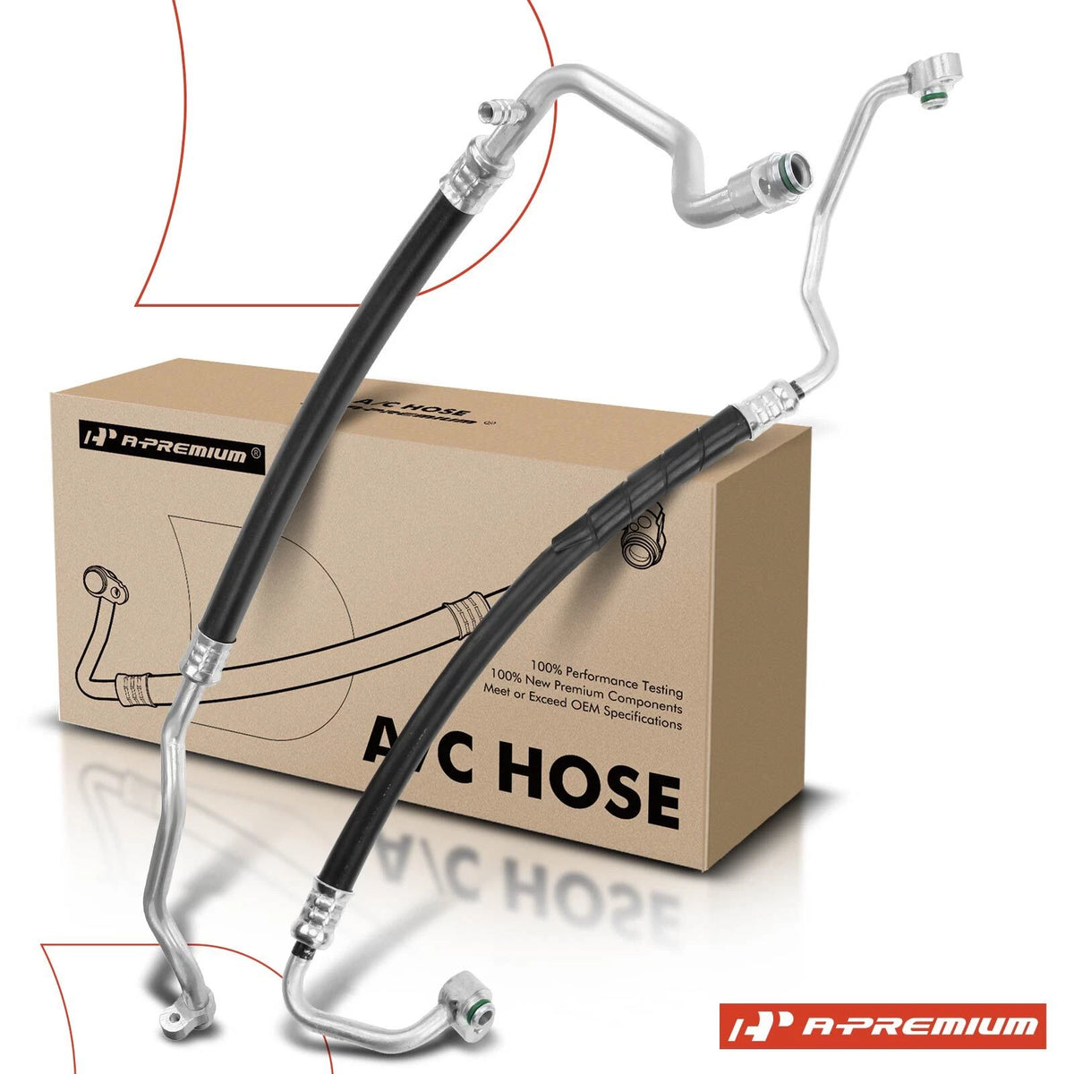 2X A/C Suction & Discharge Line Hose for Honda CR-V (2015–2016) HA112478C, HA112477C