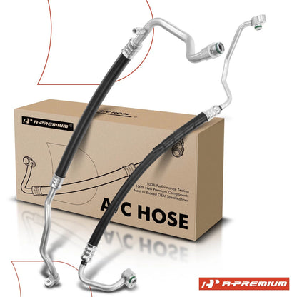2X A/C Suction & Discharge Line Hose for Honda CR-V (2015–2016) HA112478C, HA112477C