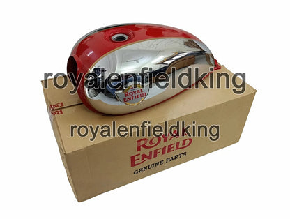 Royal Enfield Interceptor 650 Fuel Tank Red & Chrome (2019–2023)