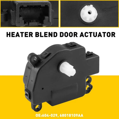 HVAC Heater Blend Door Actuator for Jeep Wrangler (2011–2016) Right EXV