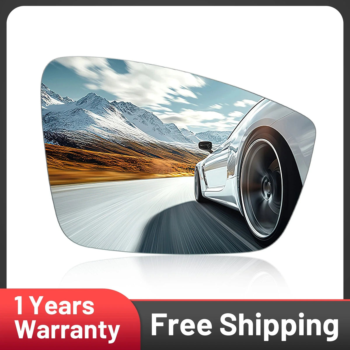 Passenger Side Mirror Glass for Volkswagen Passat Jetta Beetle (2011–2019)