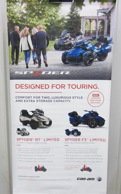 Vinyl Banner Sign for Can-Am Spyder Roadster RT Limited F3 LTD (LMP-0241)