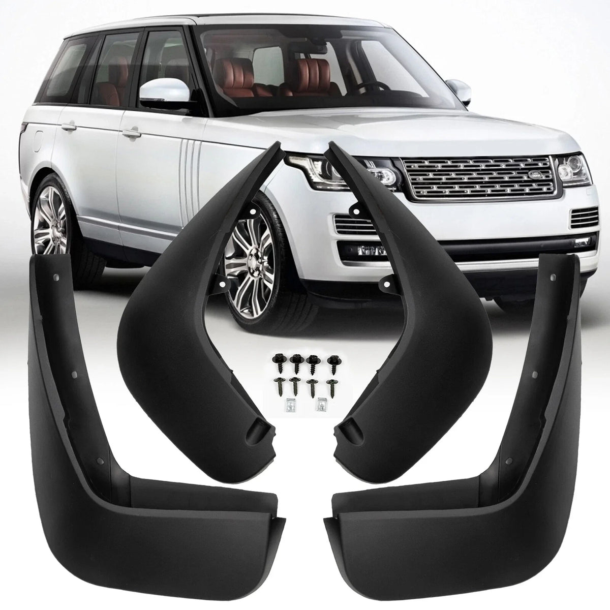 Set of 4 Splash Guards Mud Flaps for Range Rover L405 Vogue (2012–2021)