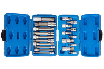 20pc XZN 12 Point Triple Square Spline Bit Set for Automotive