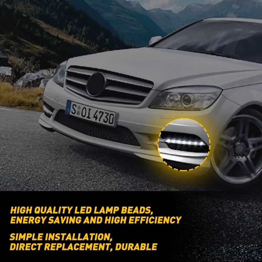 Driver Left Fog Light LED for Mercedes C350 C250 (2012–2014)
