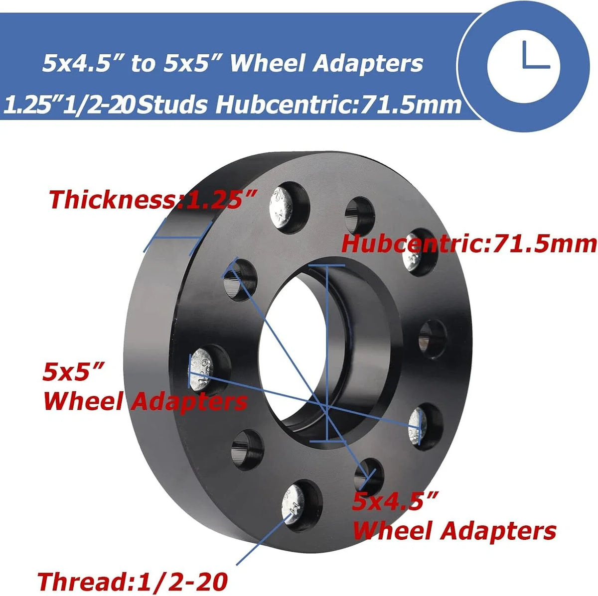 Hubcentric Wheel Adapters for Jeep TJ (2003–2006)