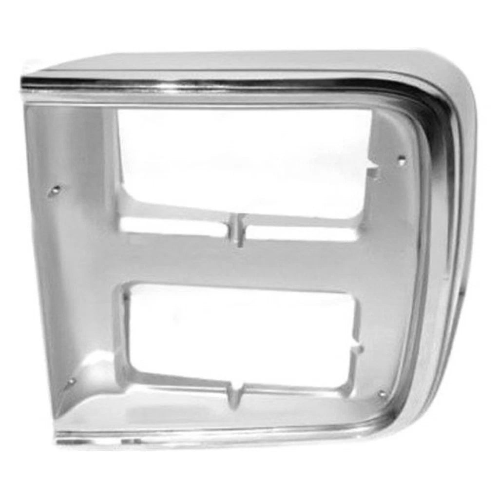 Headlight Bezel for GMC G1500/G2500/G3500 (1990–1991) Chrome MLX-SHE931-96BR-CL360A52, GM2513124