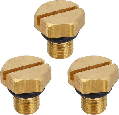 3 Pcs Screw Drain with O-Ring for Yamaha (6H3-14992-00-00, 663-14992-00-00)
