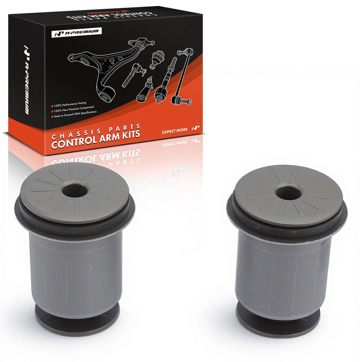 2X Front Lower Rearward Control Arm Bushing for Toyota Tacoma (2005–2015) - 1425043, K200773