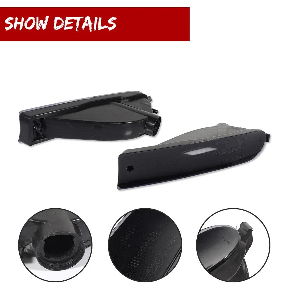 Set of 2 Front Bumper Turn Signal Lights for Toyota Rav4 (1996–1997) Smoked Lens