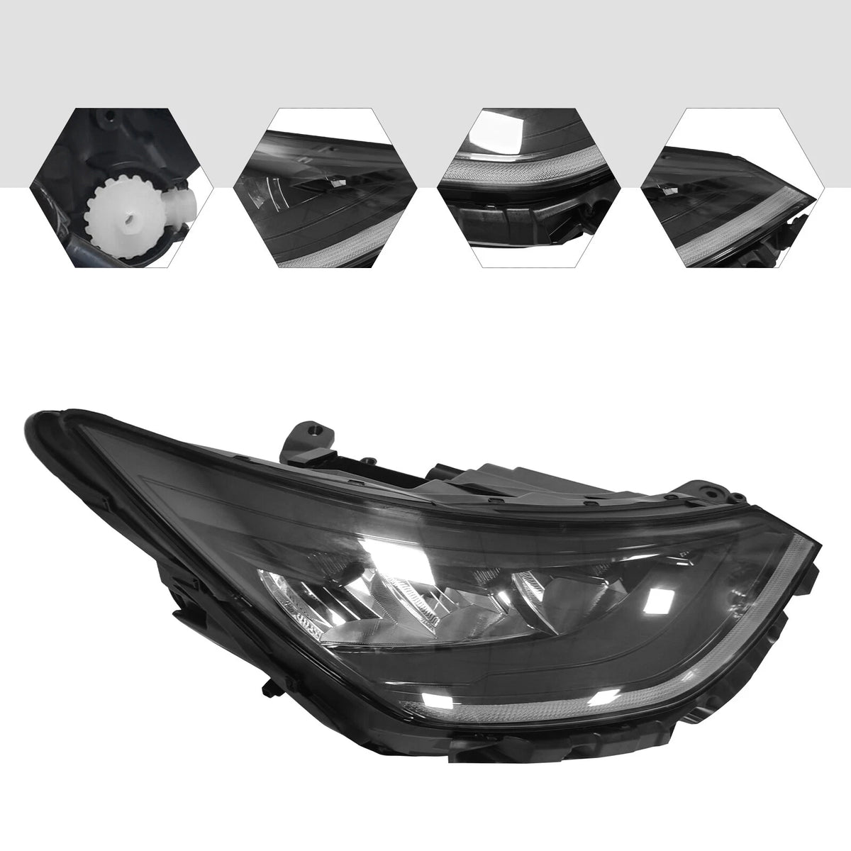 Headlight Assembly for Hyundai Sonata (2020–2022) LED Right Side 92102L0100, HY2503251