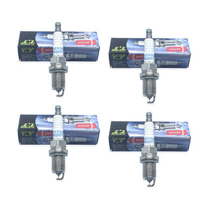 Set of 4 Denso Platinum TT Spark Plugs Gap 0.040 for Acura Audi BMW Chevy Dodge