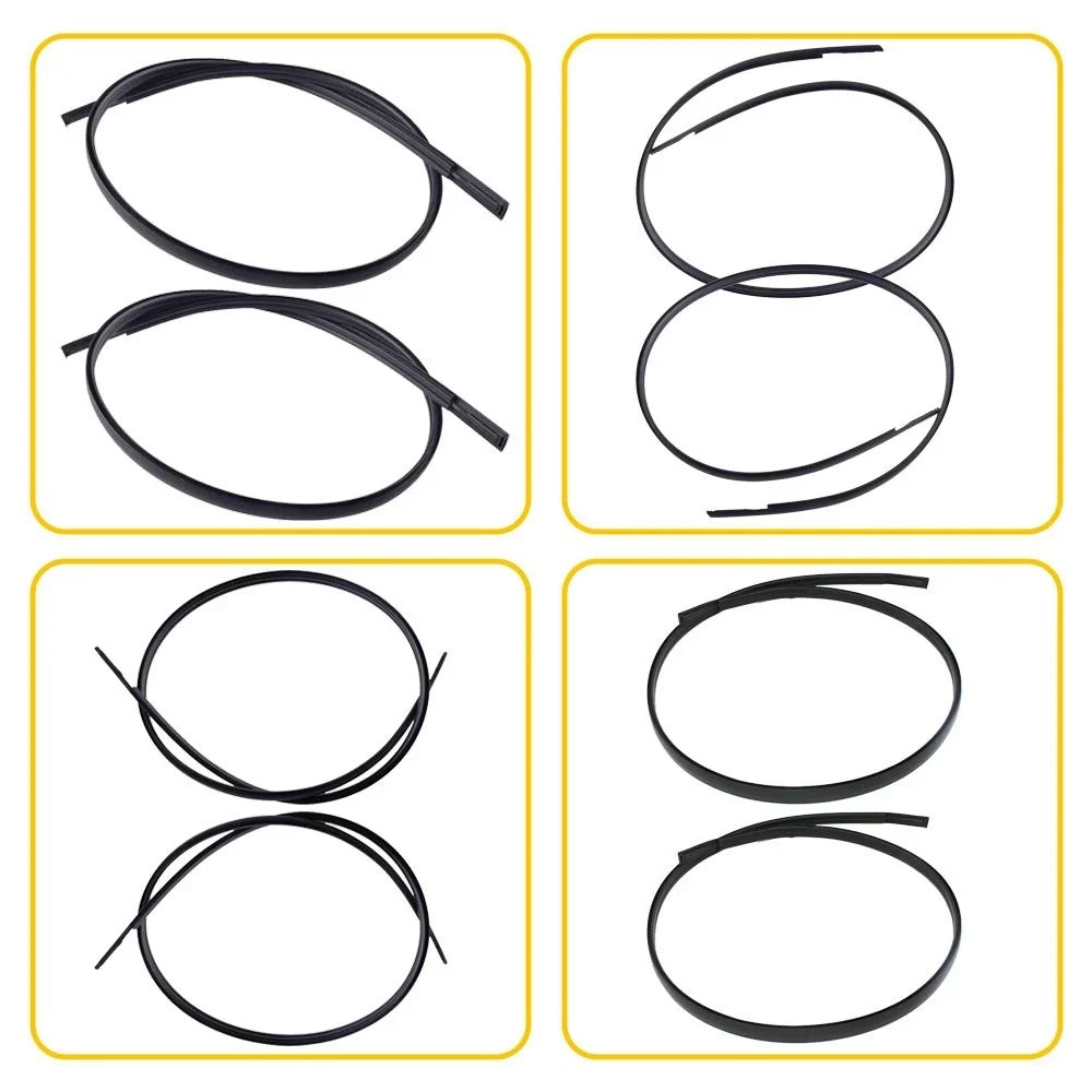 Set of 2 Black Roof Top Trim Molding for Toyota Camry (2007–2011)