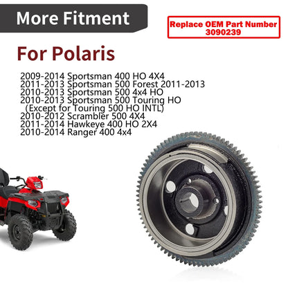 Magneto Rotor Flywheel 3090239 for Polaris Sportsman 400 HO 2009–2014