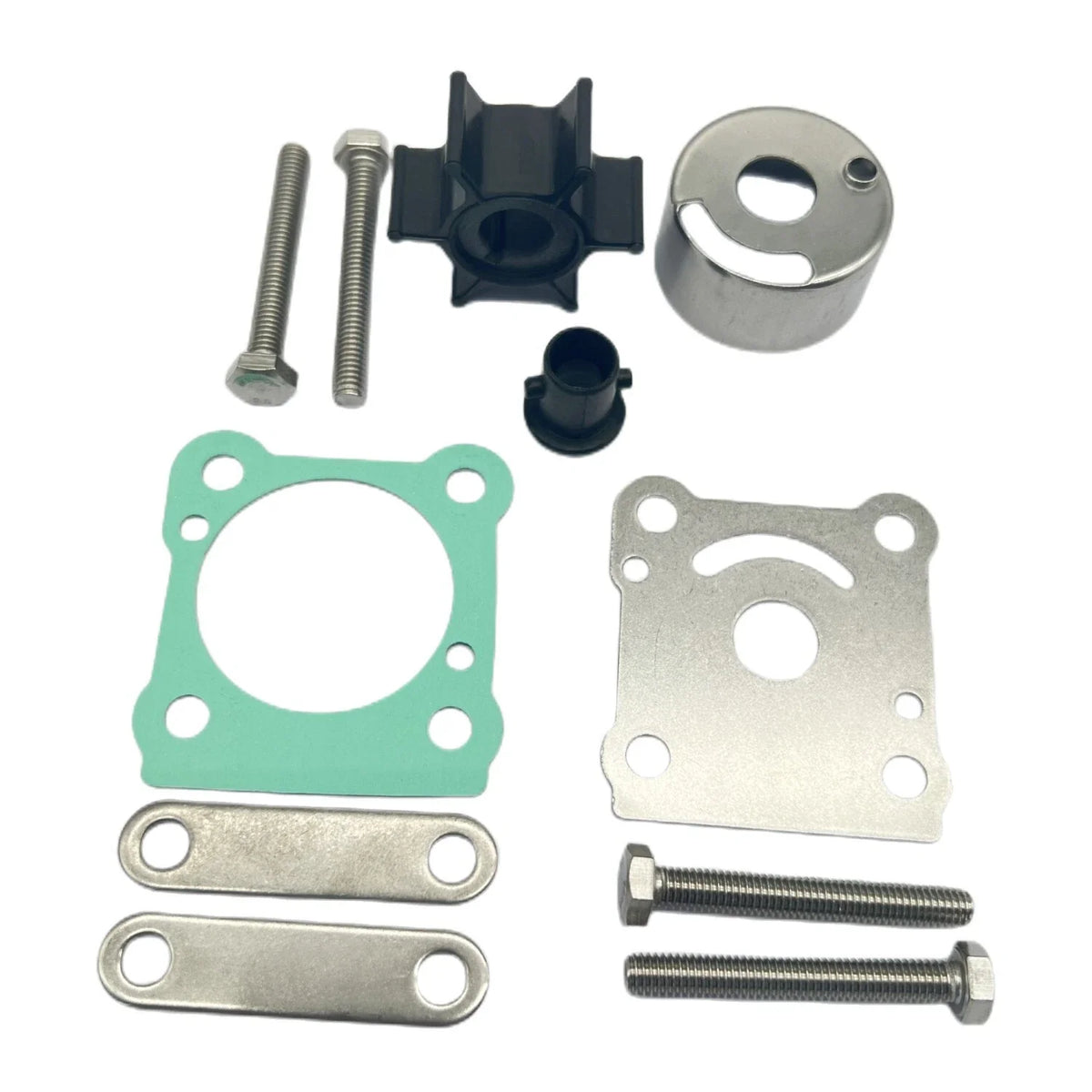 Water Pump Impeller Service Kit for Yamaha 2 Stroke 6-8 HP Outboard (6N0 6G1-W0078-00)