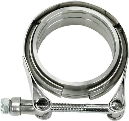 2X V-Band Turbo Pipe Exhaust Clamp for Universal 3" Stainless Steel (Vband)