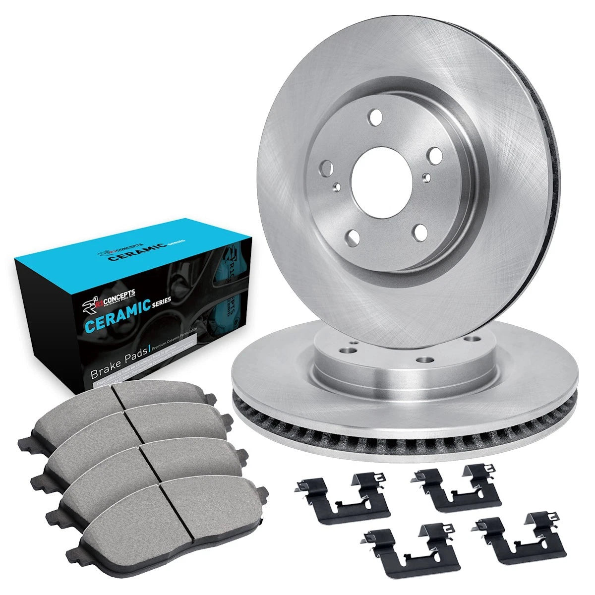 2X Brake Disc and Pad Kit for Lincoln Town Car (1991–1994) WFWH1-56016