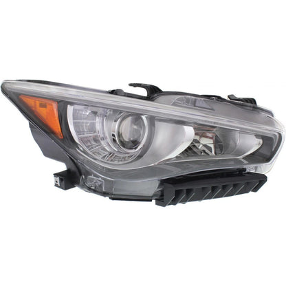 Passenger Side Headlight for Infiniti Q50 (2014–2016) IN2503157, CLX-M0-20-9505-00-9-CL360A2