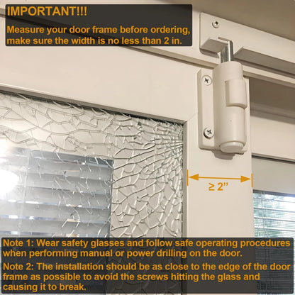 Sliding Glass Door Security Lock for Patio Doors