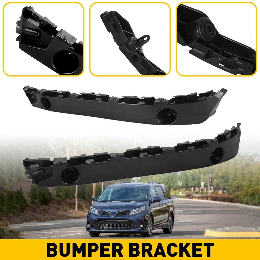Set of 2 Front Bumper Bracket Retainers for Toyota Sienna (2012–2019)