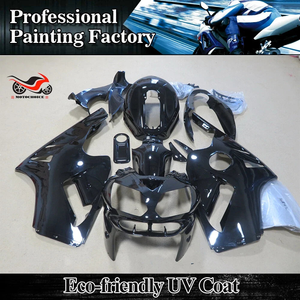 Glossy Black Fairing Kit for Kawasaki Ninja ZX12R (2002–2005)