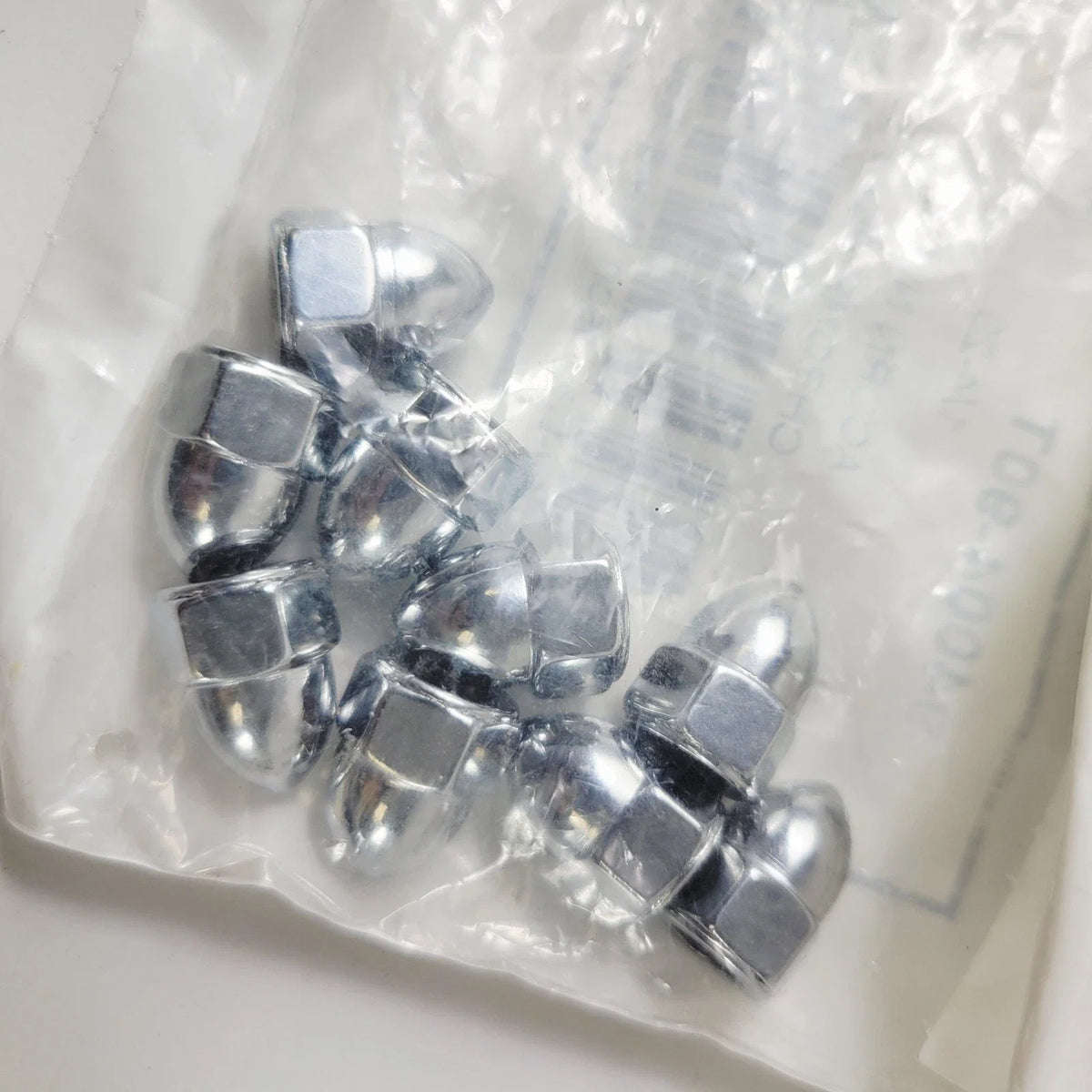 Set of 9 Chrome Acorn Nuts for Harley-Davidson (94004-90T)