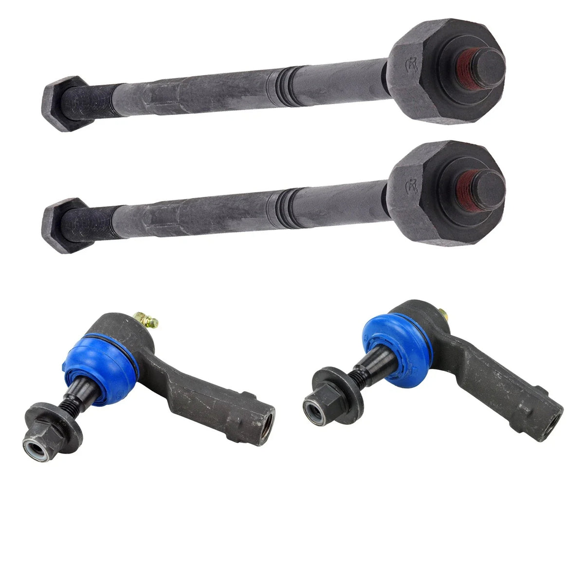 Set of 2 Mevotech Supreme Inner Outer Steering Tie Rod Ends for Dodge Dart (2013–2017)
