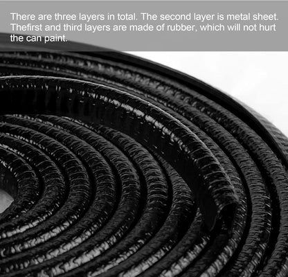 Car Door Trim Edge Strip Lock Guard Moulding Rubber Seal Protector for 33ft 10M (2010–2012)