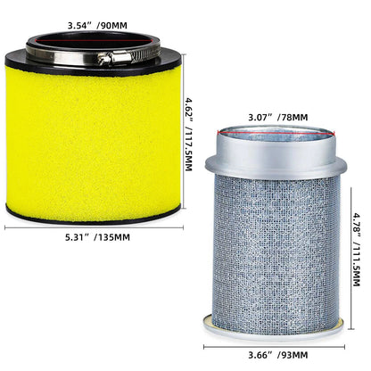 AIR Filter & AIR CLEANER BODY for HONDA TRX400EX (1999–2008)