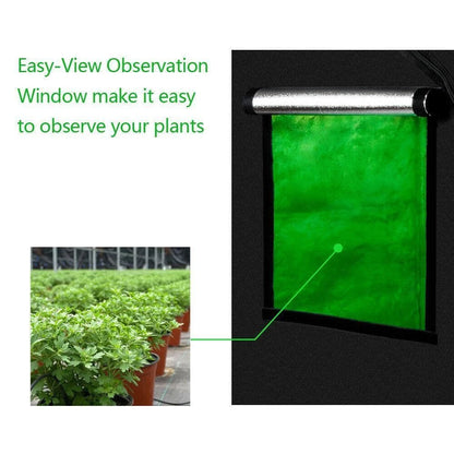 48"x24"x60" Hydroponic Grow Tent - Reflective Mylar