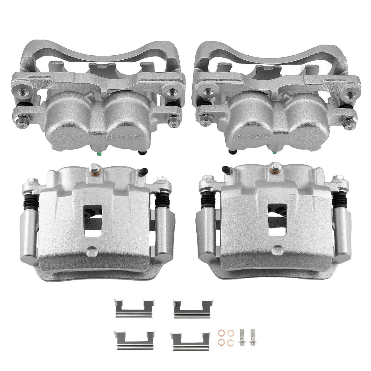 4X Brake Caliper Set for Chevrolet Express 2500 V6 V8 (2003–2020)