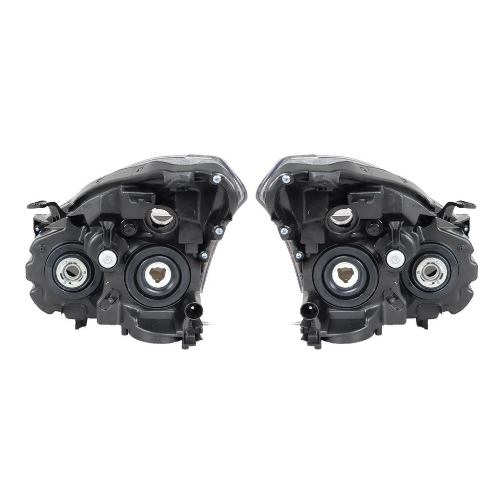 Set of 2 Black Headlight Assemblies for Nissan Rogue (2008–2013) AUD376816D