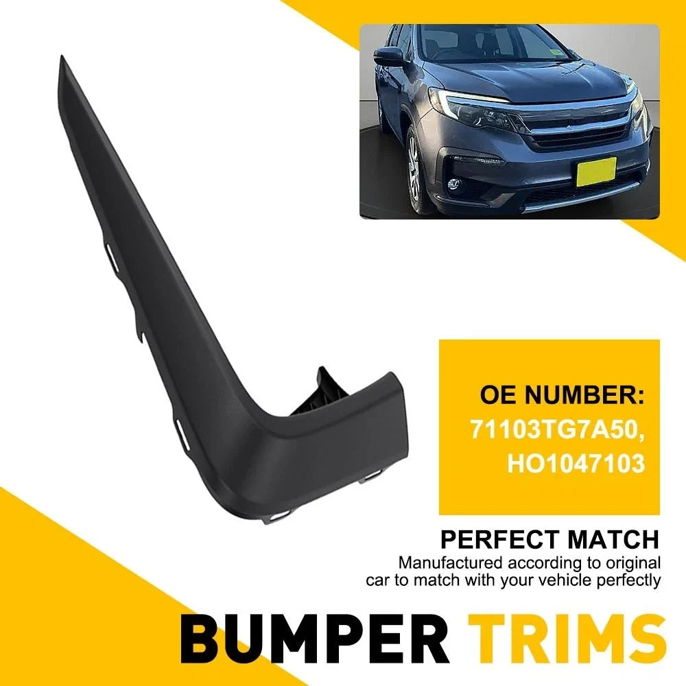 Front Right Bumper Cover Molding Trim for Honda Pilot (2022) 71103TG7A50