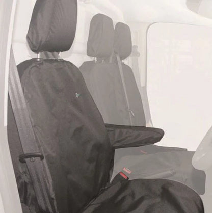 Pair of Seat Covers for VW T5 & T5.1 (2003–2015) - Double Passenger Black