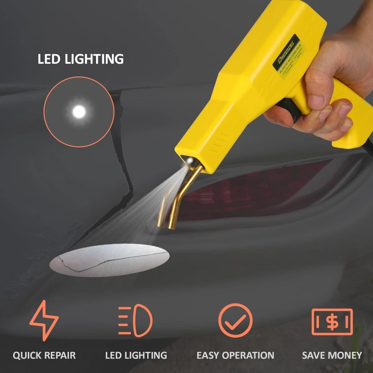 100W Hot Stapler Kit for Professional Plastic Repairs