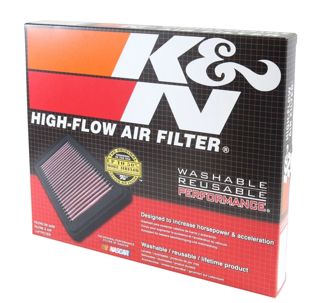 K&N 33-2387 Air Filter for Land Cruiser LX570 Sequoia Tundra V8 (2008–2021)