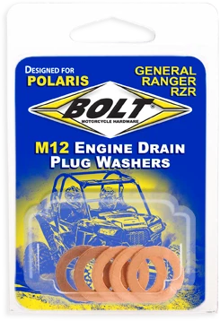 Set of 5 Bolt Engine Drain Plug Washers for RZR-CPR12