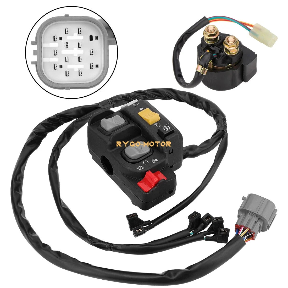 Handlebar & Starter Relay Switch for Honda Rancher 420 TRX420 (2007–2013)