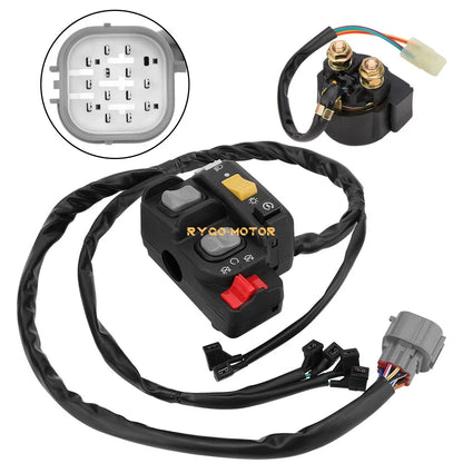 Handlebar & Starter Relay Switch for Honda Rancher 420 TRX420 (2007–2013)