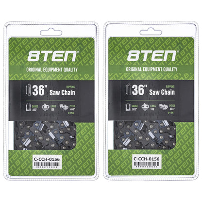 2X Ripping Chainsaw Chain 36 Inch .063 .404 108DL for Stihl 084 088 MS 880