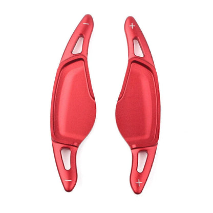 Aluminum Red Steering Wheel Paddle Shifter Extension for BMW 5 7 Series X3 X4 X5 (2010–2023)