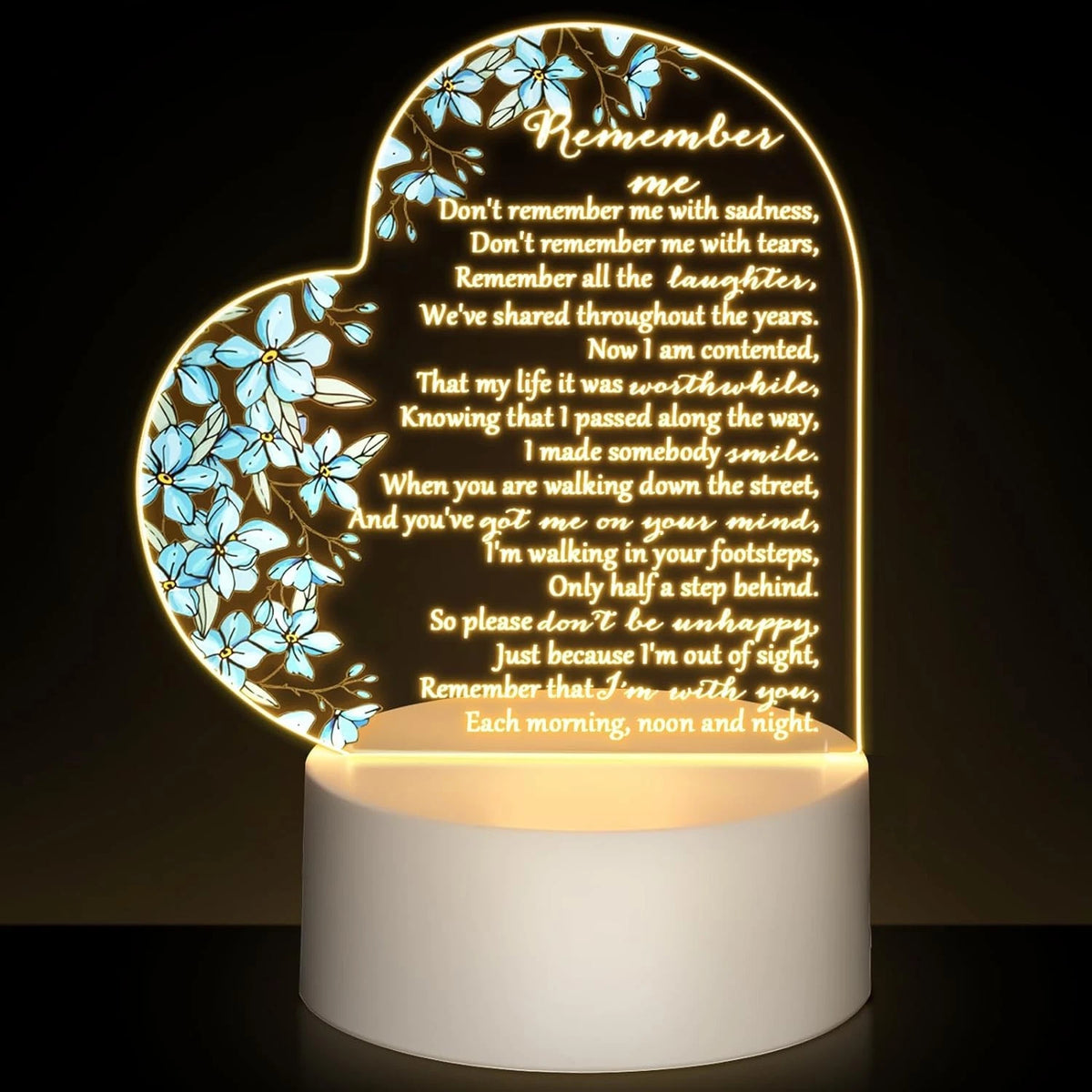 Night Light for Coume Memorial Gift