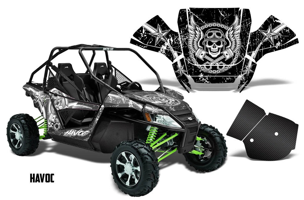 Graphic Kit for Arctic Cat Wildcat (2012–2016) AC-WILDCAT-12-16-HAVOC-WHT